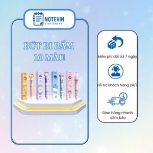 Bút Bi 10 Màu Phiên Bản Nâng Cấp Notevin