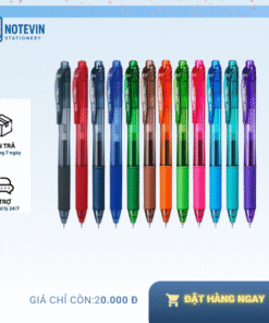 bút bi pentel full 12 màu