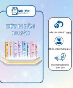 Bút Bi 10 Màu Phiên Bản Nâng Cấp Notevin